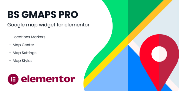 BS GMaps PRO – 适用于 Elementor 的 Google 地图小部件