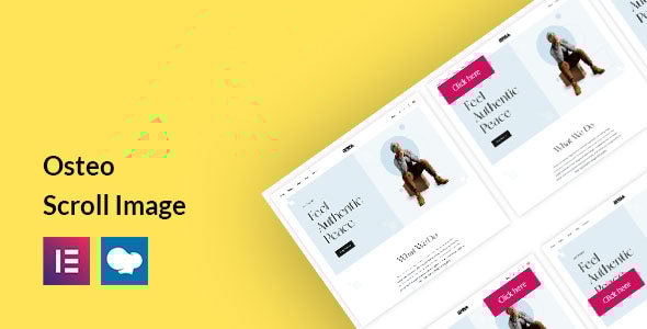 Elementor 和 WPbakery 的 Osteo 滚动图像