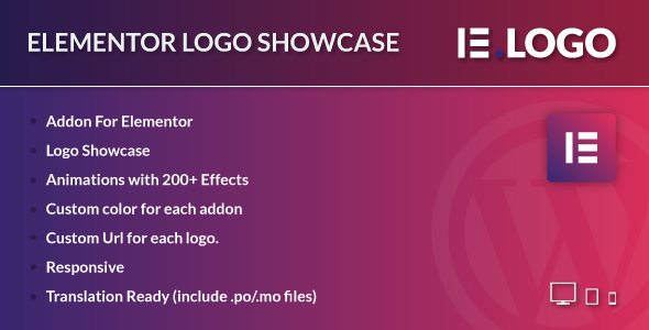 Elementor WordPress 插件的徽标展示