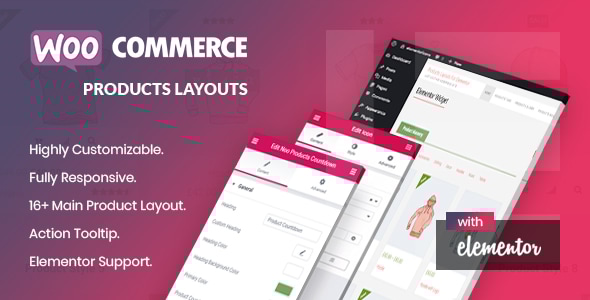 无产品布局 – Elementor Page Builder 的 WooCommerce 插件