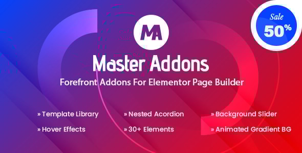 Master Addons – Elementor 的 Frontfront Addons