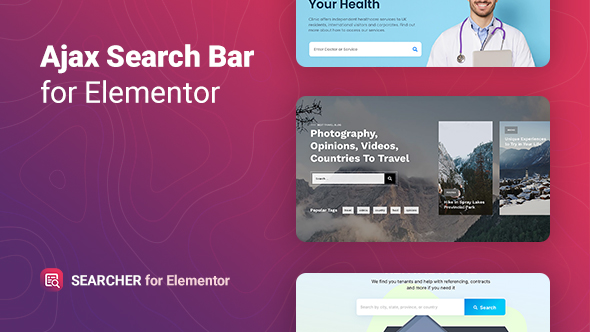 搜索器 – Elementor 的 Ajax 搜索