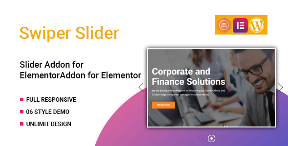 Elementor 的滑动滑块小部件