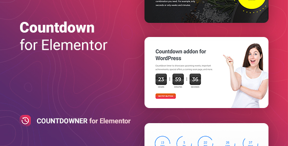 倒计时器 – Elementor 的倒数计时器