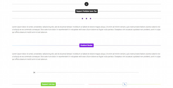 WPBakery 页面构建器附加组件 – 带图标的分隔符