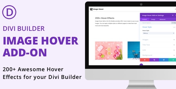 Divi Builder 图像悬停附加组件