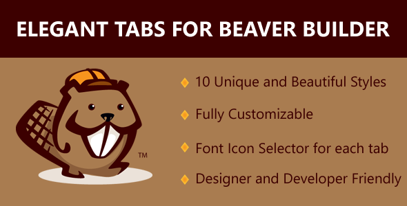 Beaver Builder 的优雅标签