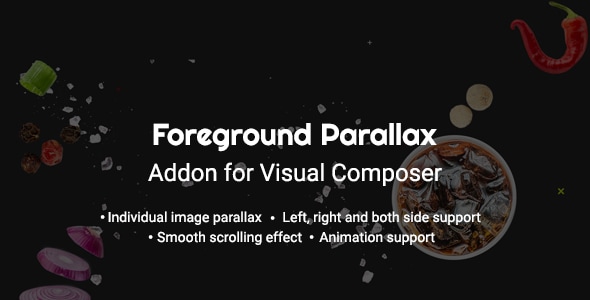 Foreground Parallax Effect Visual Composer Addon