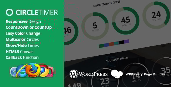 CircleTimer – WPBakery 页面构建器的插件