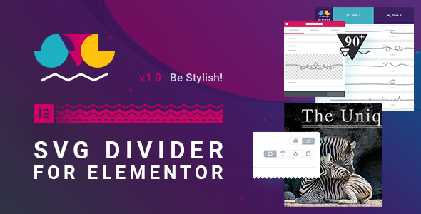 Elementor 的 SVG 分隔线