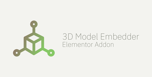 适用于 Elementor 的 3D 嵌入插件