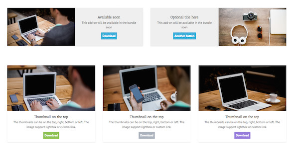 WPBakery Page Builder Add-on – Thumbnail with Caption