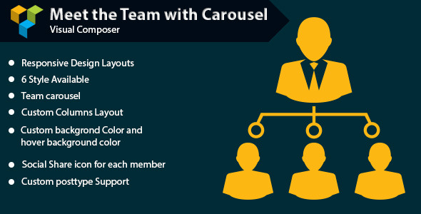 WPBakery Page Builder – Meet the Team with Carousel