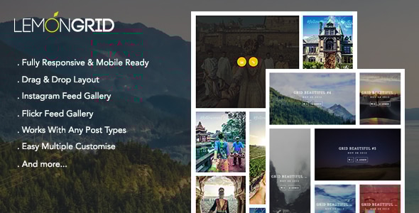 Lemon Grid – Responsive Drag-drop Add-on VC