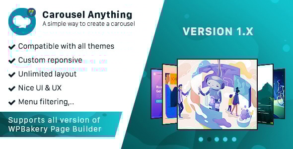 轮播任何内容 – 插件 WPBakery Page Builder（以前称为 Visual Composer）