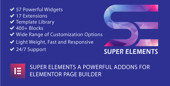 Super Elements – Elementor 的插件