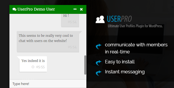 UserPro 实时聊天