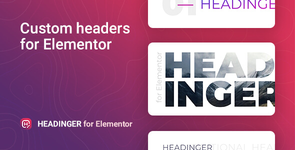 Elementor 的可定制标题 – Headinger