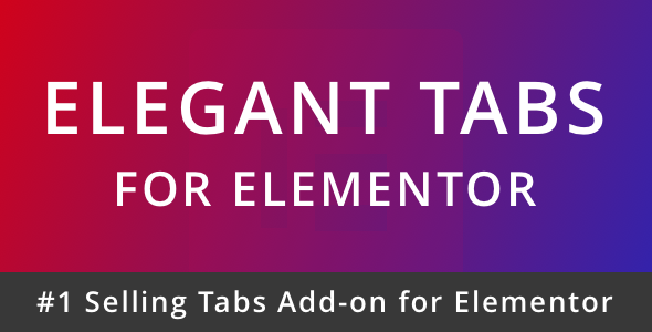 Elementor 的优雅选项卡