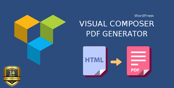适用于 WPBakery Page Builder（以前称为 Visual Composer）的 WordPress PDF 生成器插件