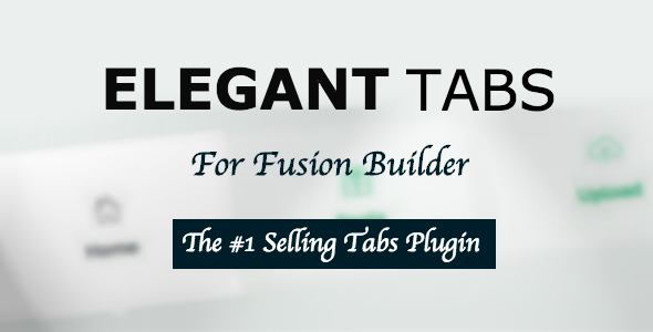 Fusion Builder 和 Avada 的优雅选项卡