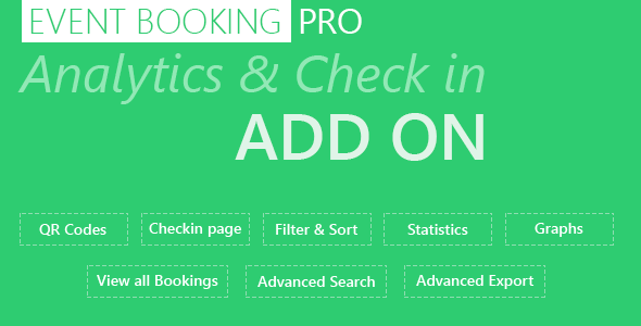 Event Booking Pro:分析和签到插件