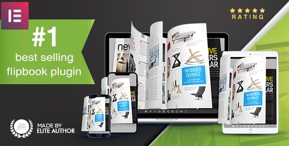 用于 Real 3D FlipBook 的 Elementor 插件