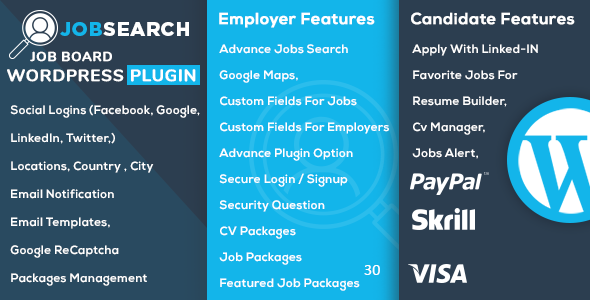 JobSearch WP 工作委员会 WordPress 插件