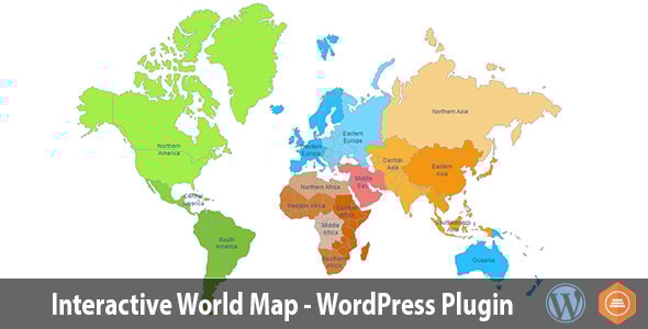 交互式世界地图 – WordPress 插件