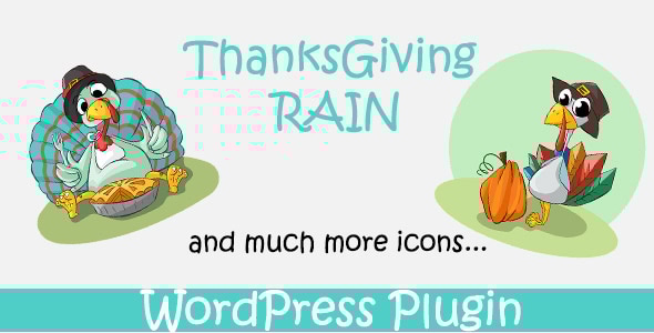 ThanksGiving Rain – WordPress 插件