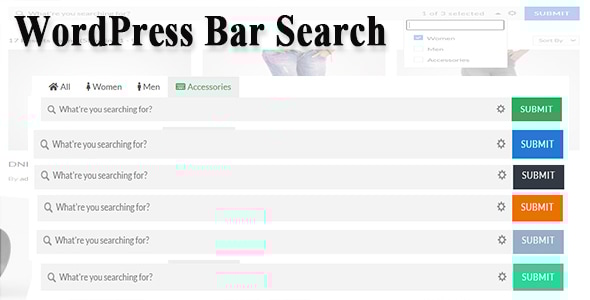 WordPress 条形搜索