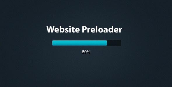 进度加载器 — WordPress 网站预加载器