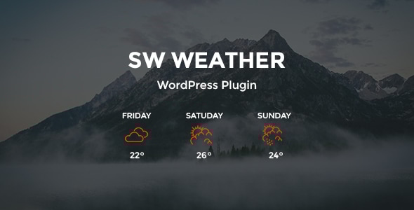 SW Weather – WordPress 天气预报插件