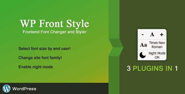 Front Style – 前端字体更换器和样式器