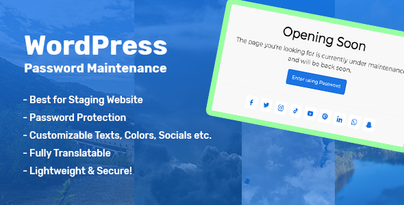 WordPress 密码维护