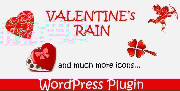 情人节雨 – WordPress 插件