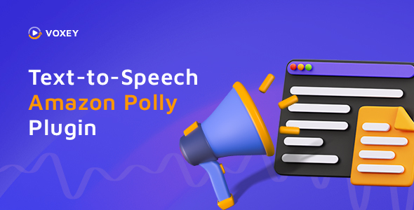 Voxey – 适用于 WordPress 的 Amazon Polly 文本转语音插件
