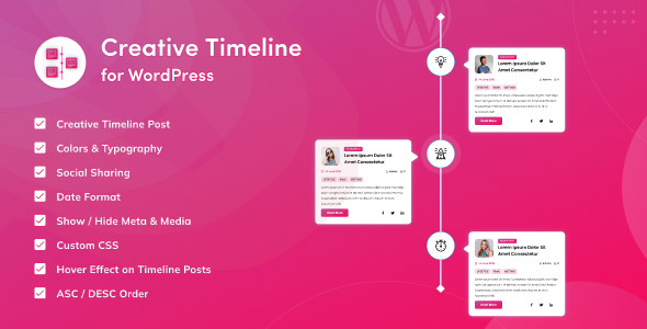 WordPress 的创意时间表