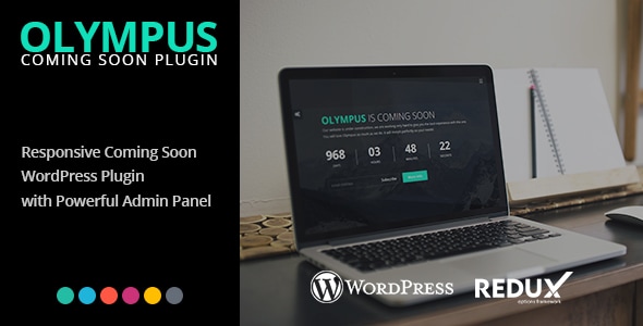 Olympus – 响应式即将推出 WordPress 插件