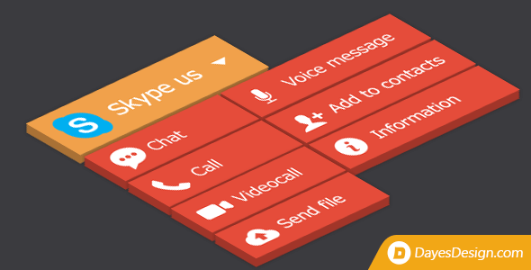 Skype 按钮 – 添加多功能 Skype 按钮