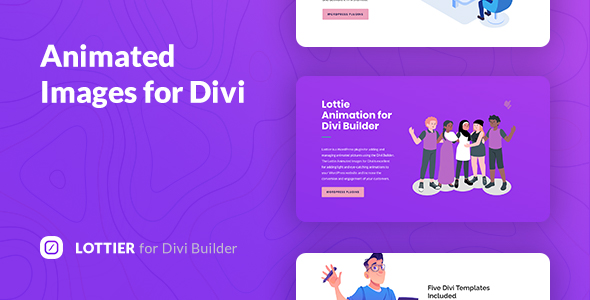 Lottier – Divi Builder 的 Lottie 动画图像