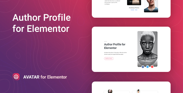 头像 – Elementor 的作者框