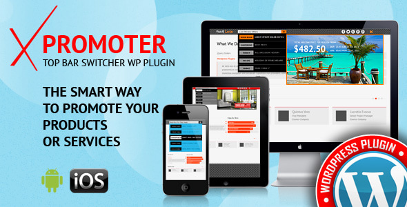xPromoter – Top Bar Switcher 响应式 WordPress 插件