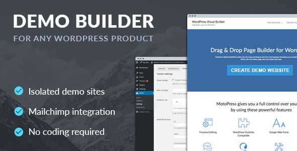 适用于任何 WordPress 产品的演示生成器