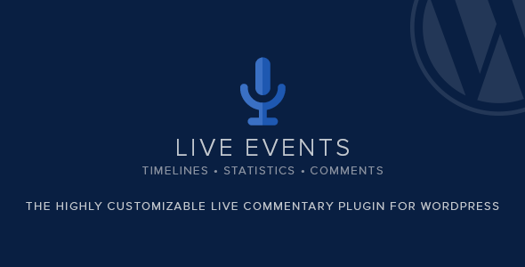 Live Events – WordPress 的实时博客插件