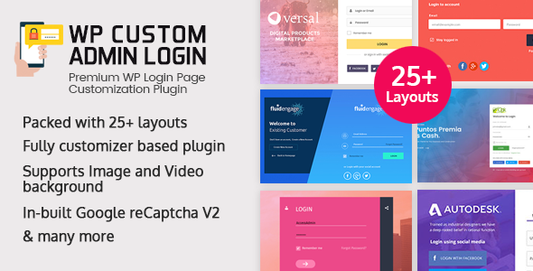 WP 自定义管理员登录 – WordPress 插件用于制作自定义管理员登录页面