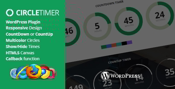CircleTimer – jQuery 倒数计时器 WordPress 插件
