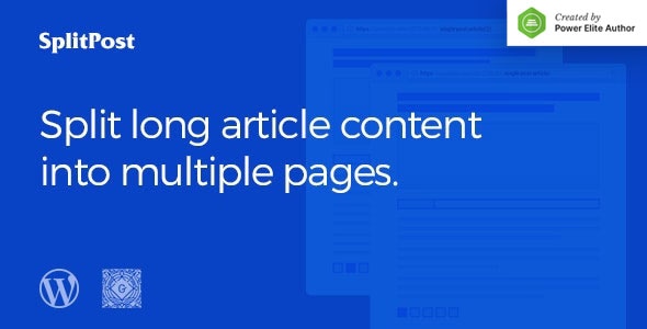 Epic Split Post – 帖子内容拆分器作为滑块/带有 Ajax 分页 WordPress 插件的智能列表