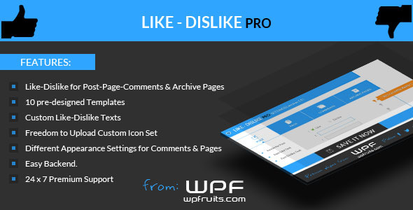 喜欢不喜欢计数器 WordPress 插件