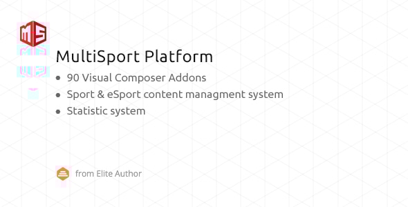 MSP – MultiSport 和电子竞技 WordPress 插件,带有 90 个 Visual Composer 插件